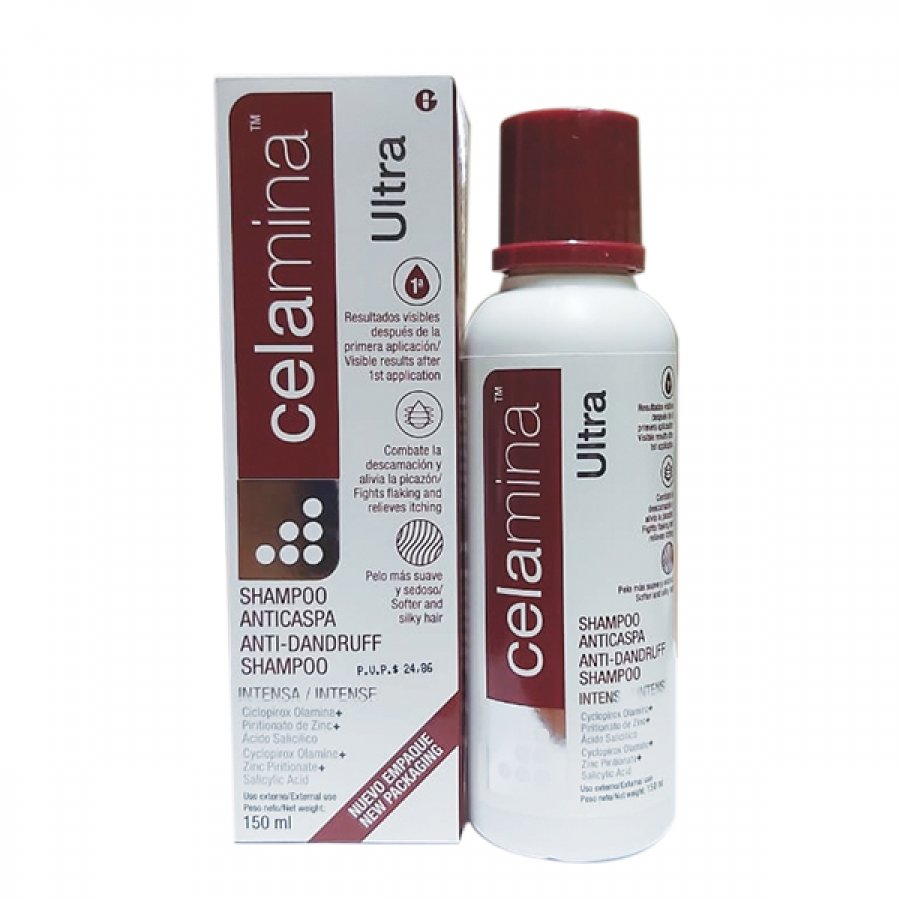 CELAMINA ULTRA SHAMPOO ANTICASPA 150 ML