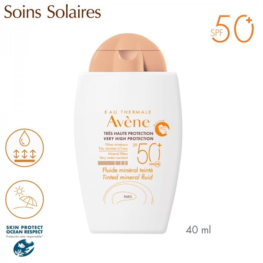 AVENE SOLAR FLUIDO MINERAL COLOR SPF50+ 40ML