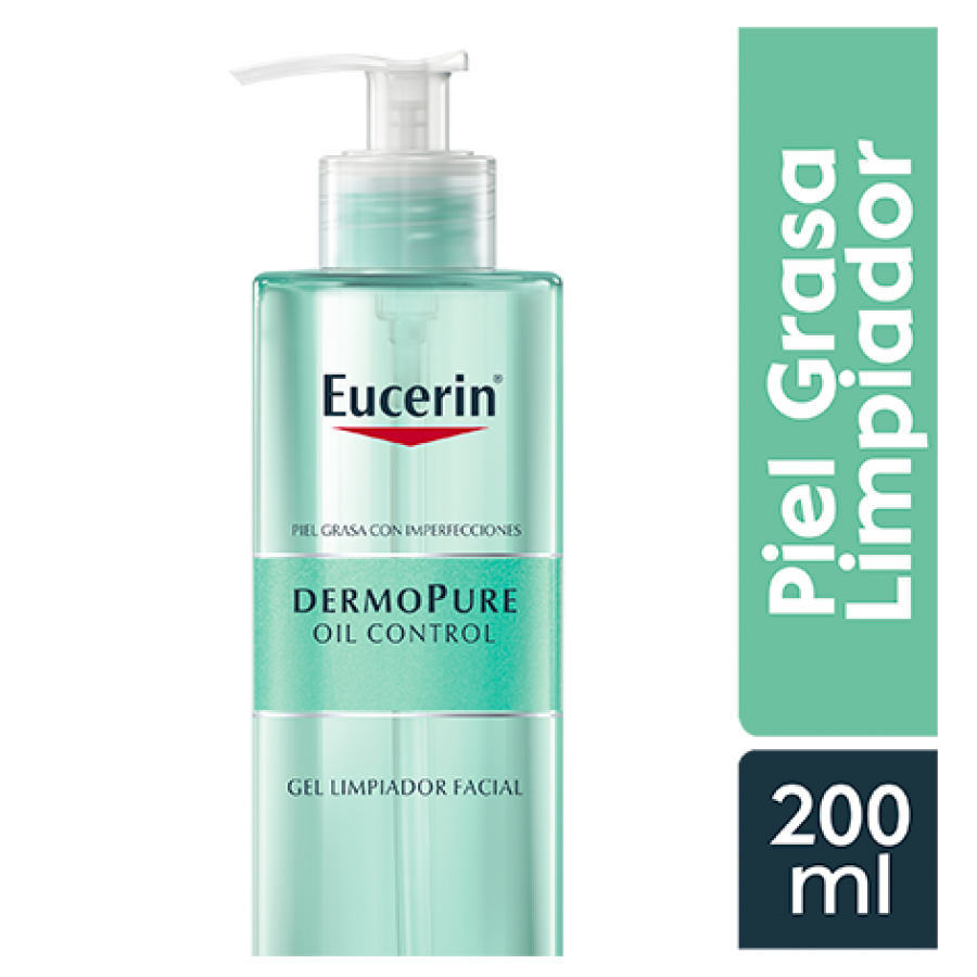 EUCERIN DERMOPURE OIL CONTROL GEL LIMPIADOR 200ML