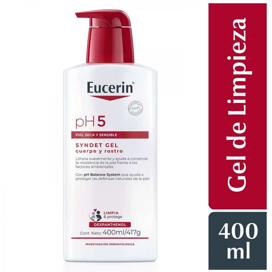 EUCERIN PH5 SYNDET GEL CON BOMBA 400ML