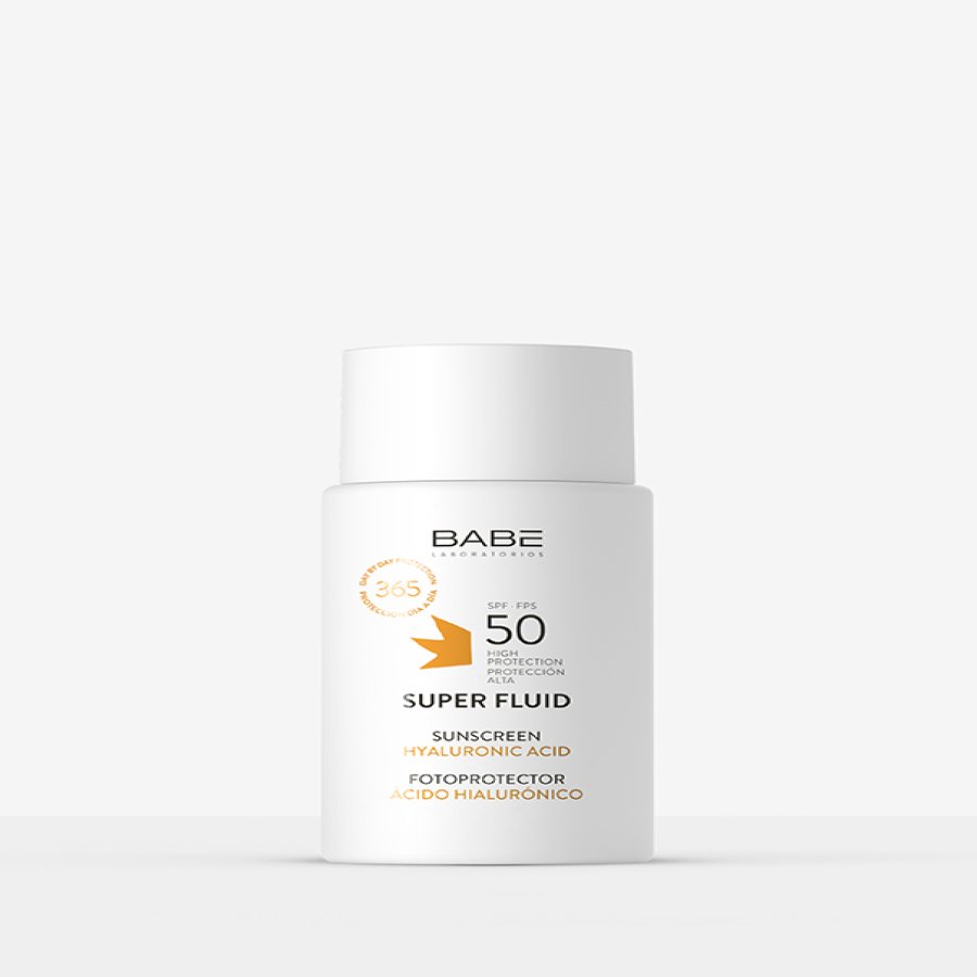 BABE FOTOPROTECTOR FACIAL SUPER FLUIDO SIN COLOR SPF50+ 50ML