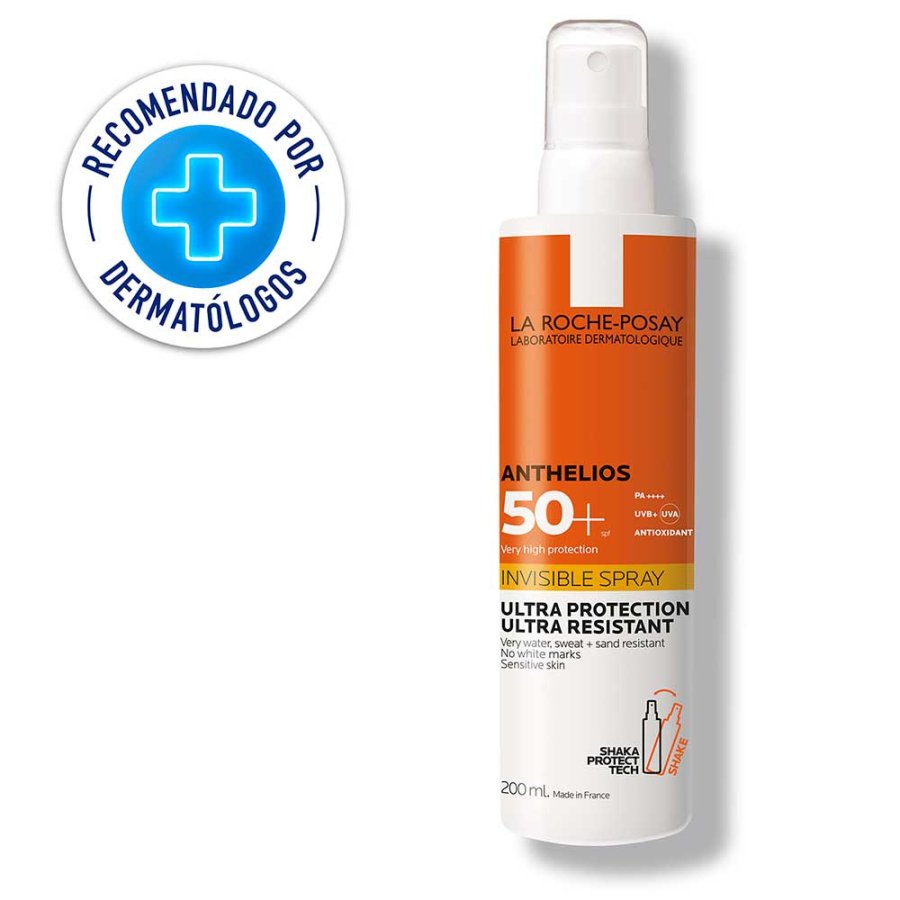 ANTHELIOS SPRAY INVISIBLE PROTECTOR SOLAR CORPORAL FPS 50+ 200 ML