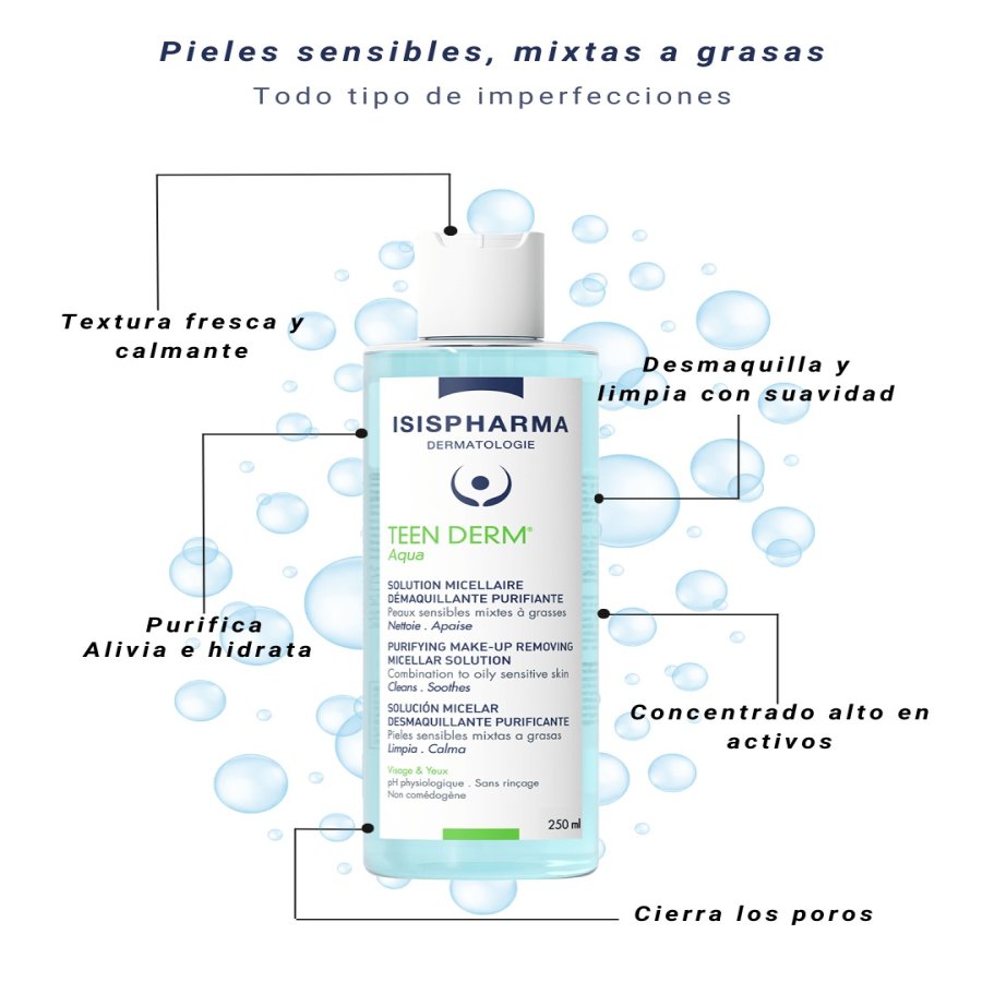 TEEN DERM AQUA  250ML