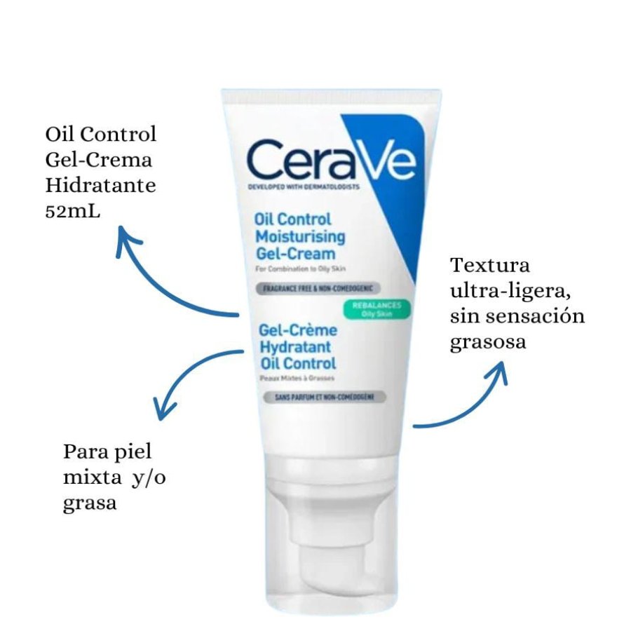 CERAVE OIL CONTROL GEL CREMA HIDRATANTE 52ML