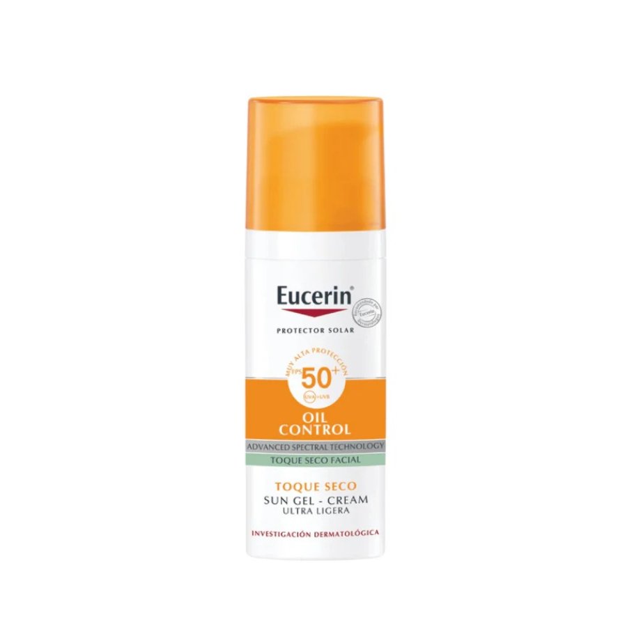 EUCERIN SUN FACIAL OIL CONTROL TOQUE SECO SPF50 50 ML