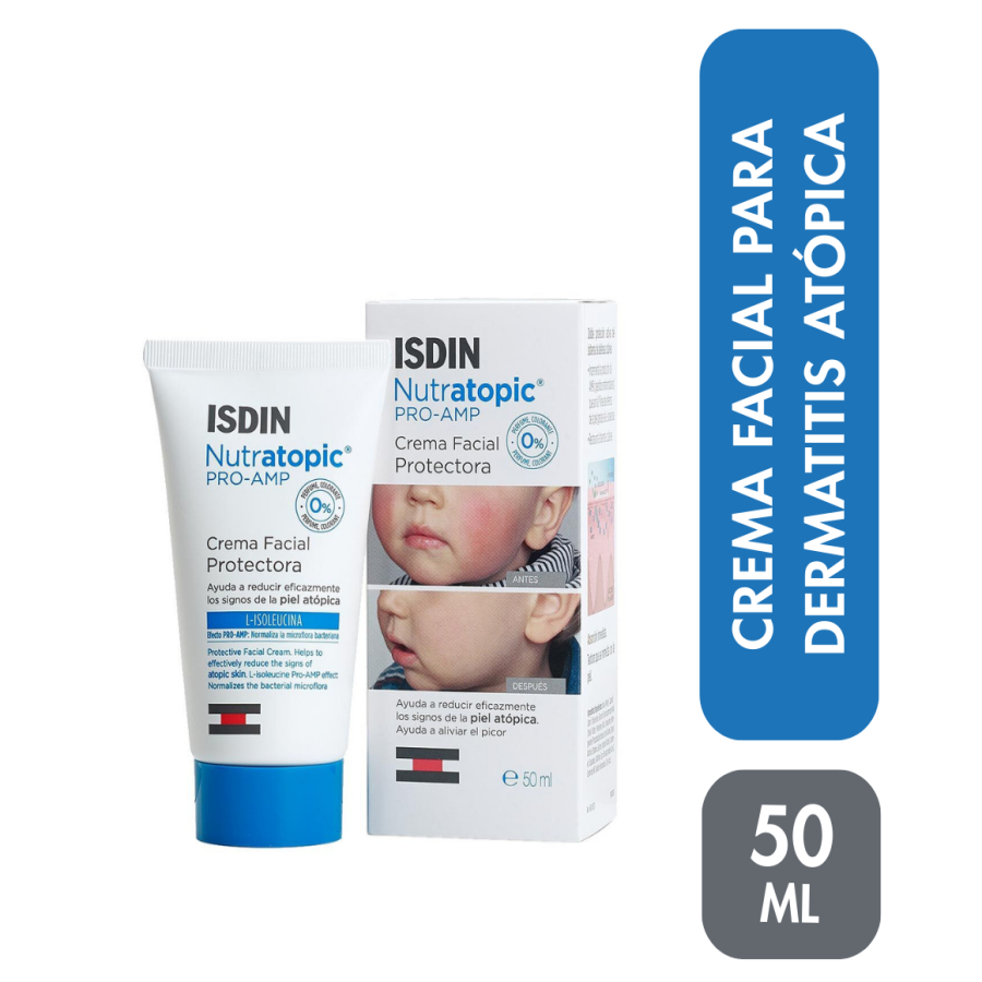 NUTRATOPIC PRO-AMP CREMA EMOLIENTE FACIAL 50ML