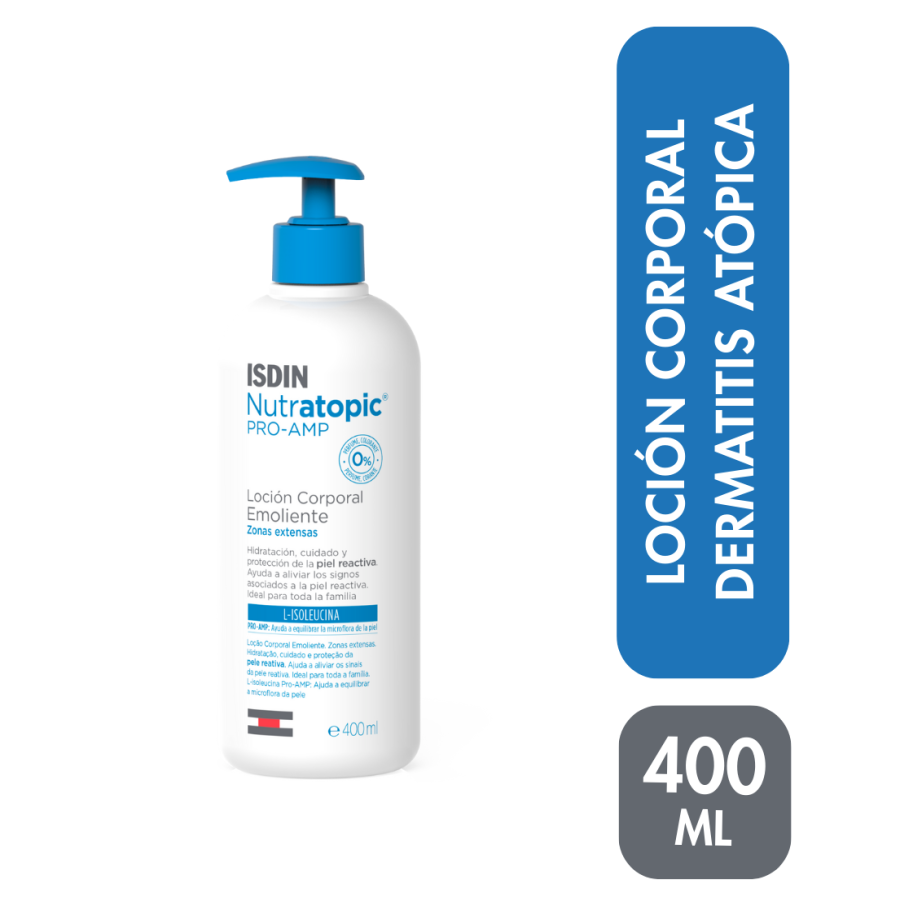 NUTRATOPIC PRO-AMP LOCION EMOLIENTE 400ML
