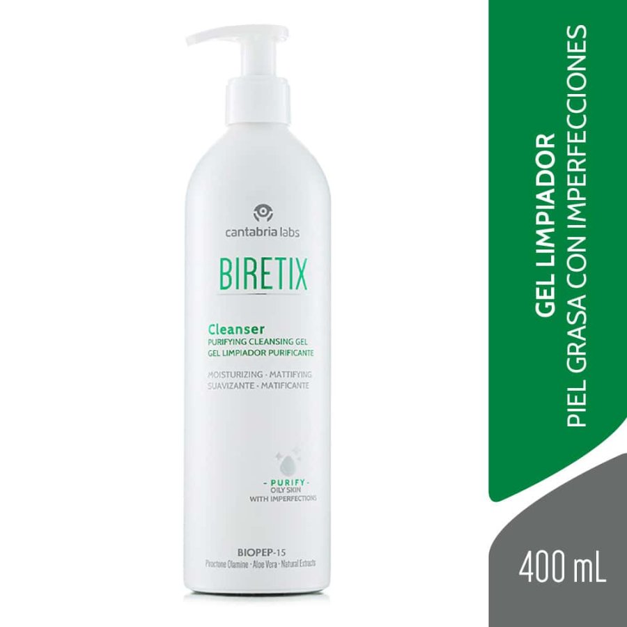 BIRETIX CLEANSER GEL LIMPIADOR PURIFICANTE 400ML