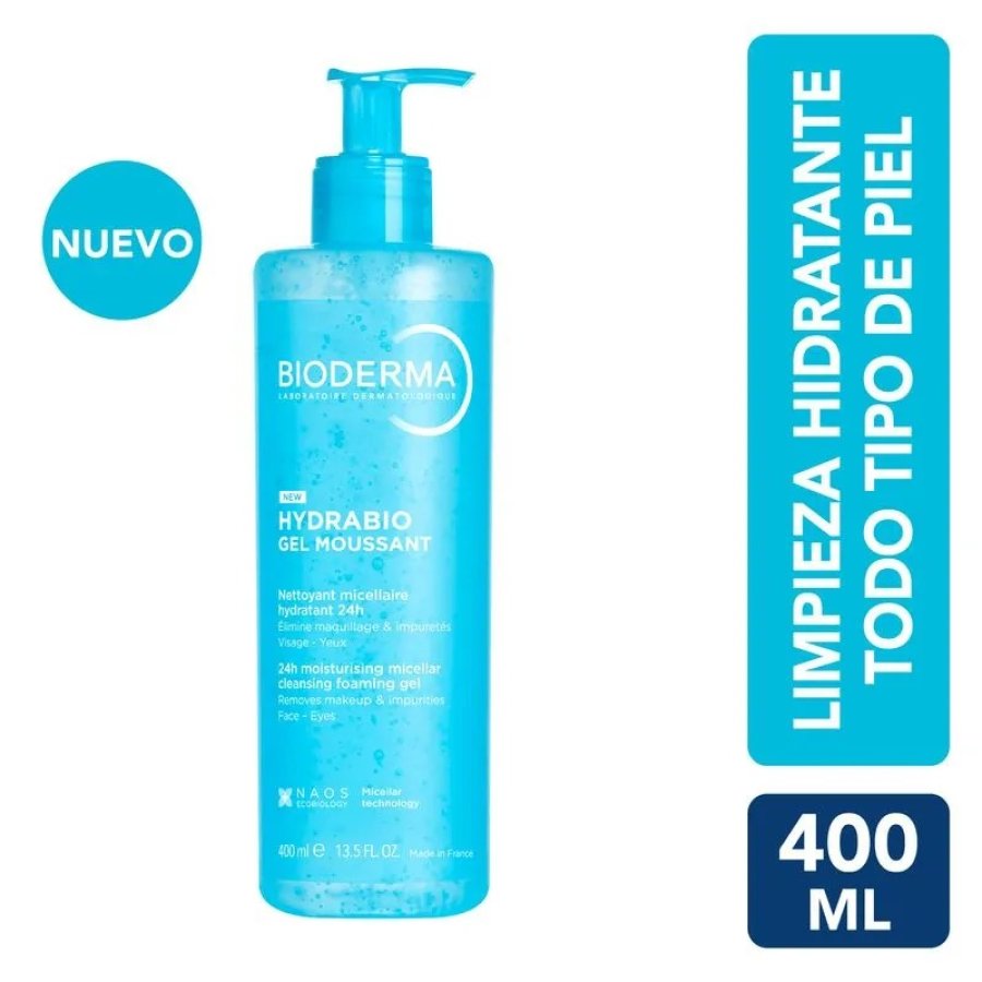 HYDRABIO GEL MOUSSANT 400ML