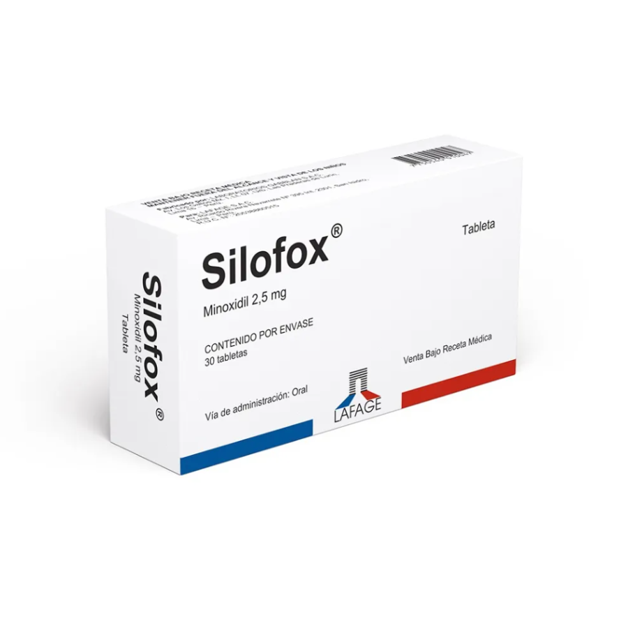 SILOFOX 2.5MG MINOXIDIL ORAL 30TABLETAS